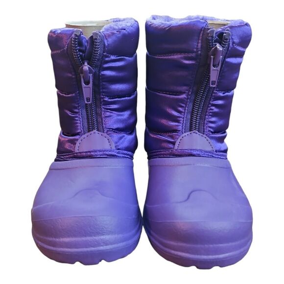 The Doll Maker Purple Snow Boots Kids Size 8 NEW - Picture 2 of 6